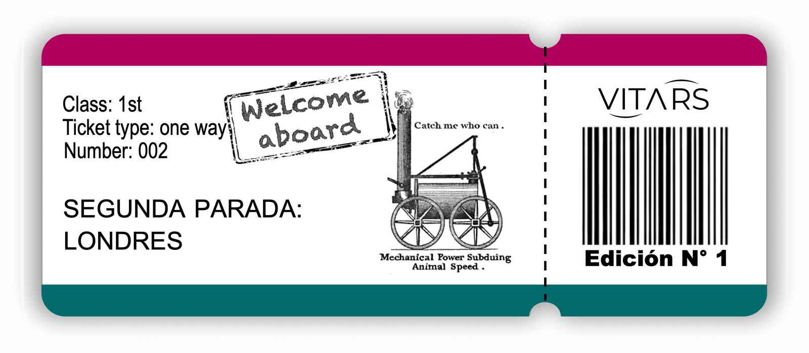 Ticket de tren Segunda Parada: Londres